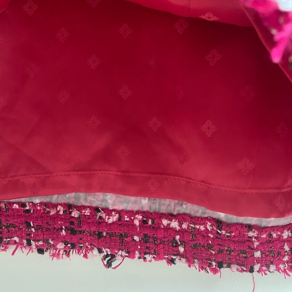 Kate Spade Festive Tweed Dress Pink Size 6 New - Picture 5 of 5